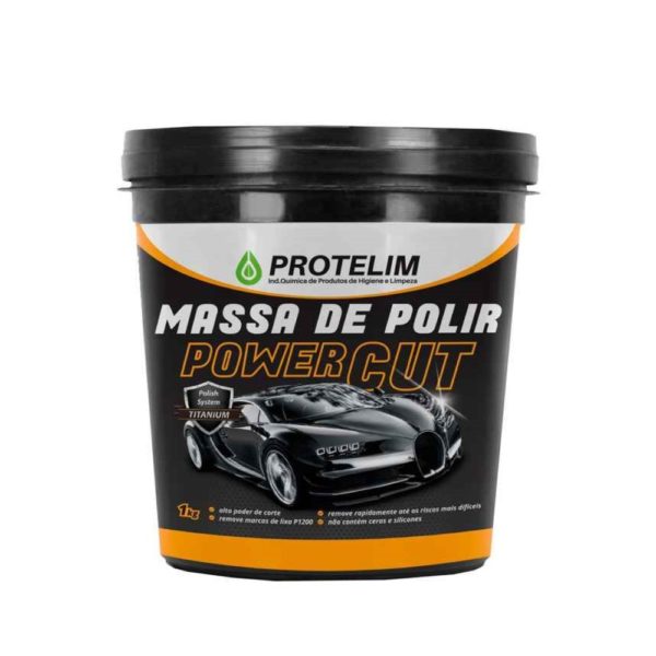 Massa de Polir Power Cut Protelim 1kg
