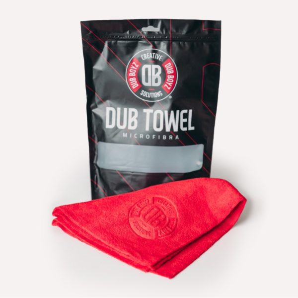 Dub Towel - Toalha Microfibra Vermelha 400GSM 40x60